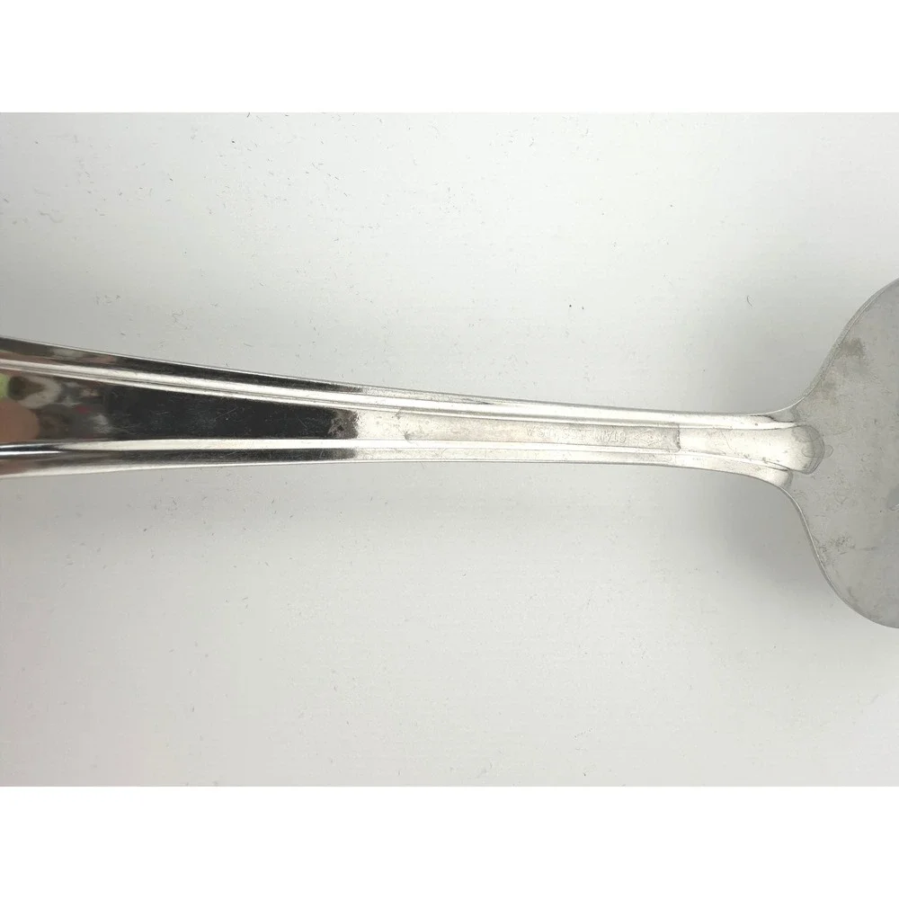 Vintage Diamond Silver Co DS Stainless Steel Pie Server Slotted Made in USA